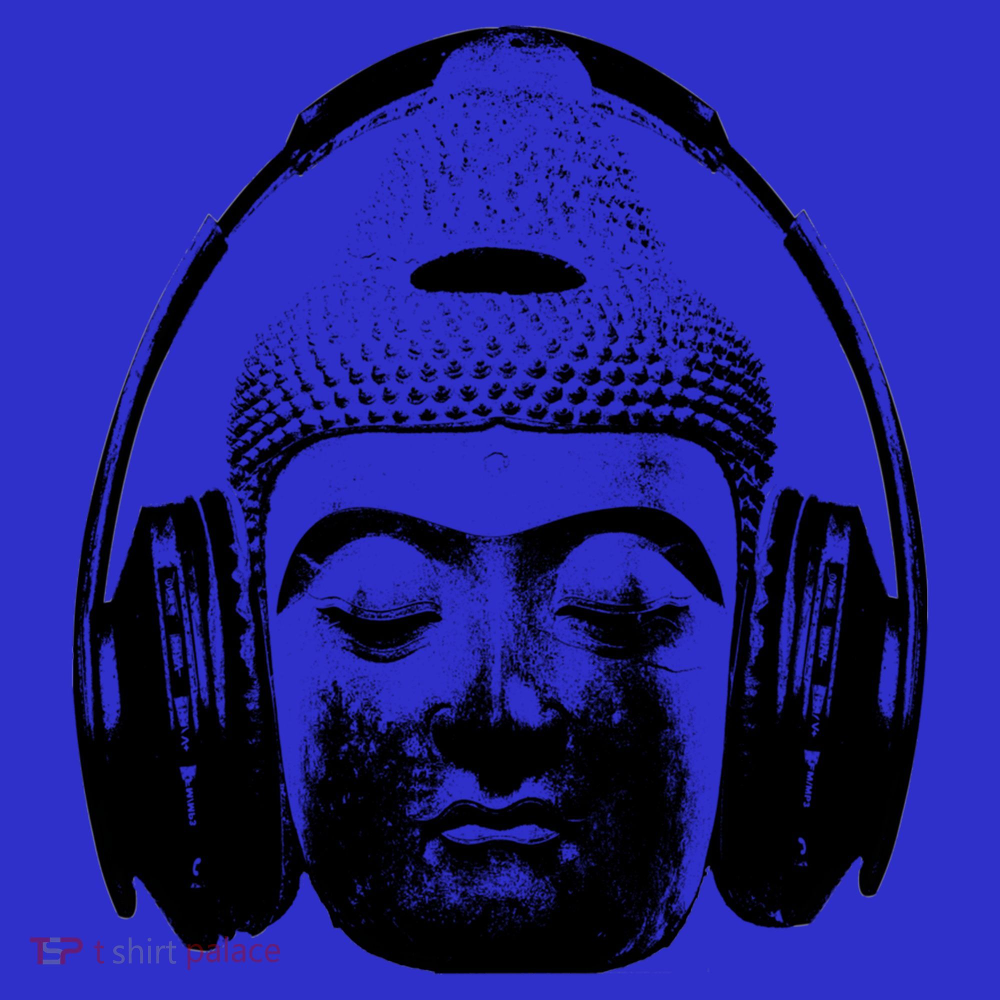 Chilling Buddha With Headphones Music Dj Great Gift Women's Tank Top