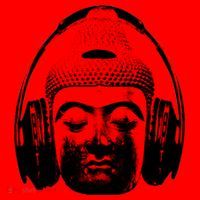 Chilling Buddha With Headphones Music Dj Great Gift Santa Hat thumb 1