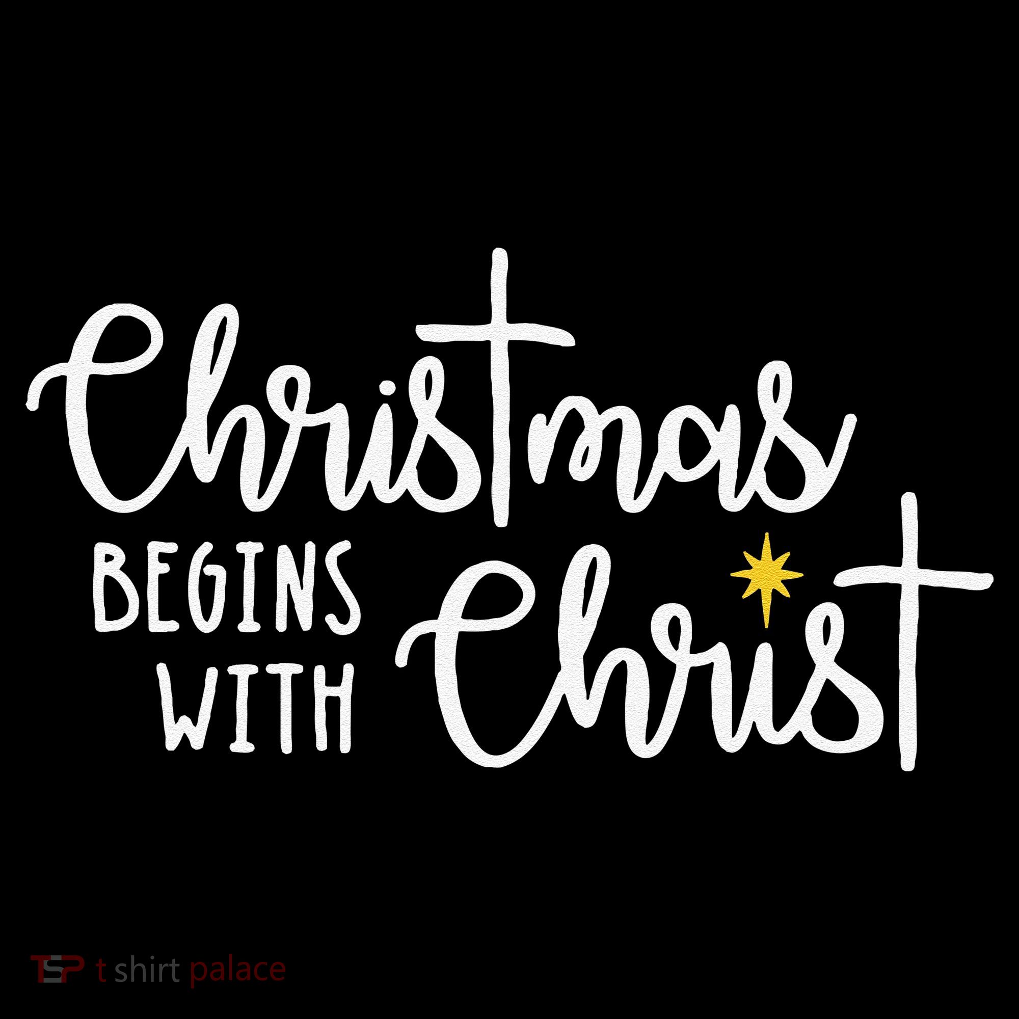 Christmas Begins With Christ Snowman Christian Religious Coffee Mug
