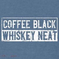 Coffee Black Whiskey Funny Neat Bourbon Whisky Scotch Comfort Colors Garment-Dyed Hooded Sweatshirt thumb 2