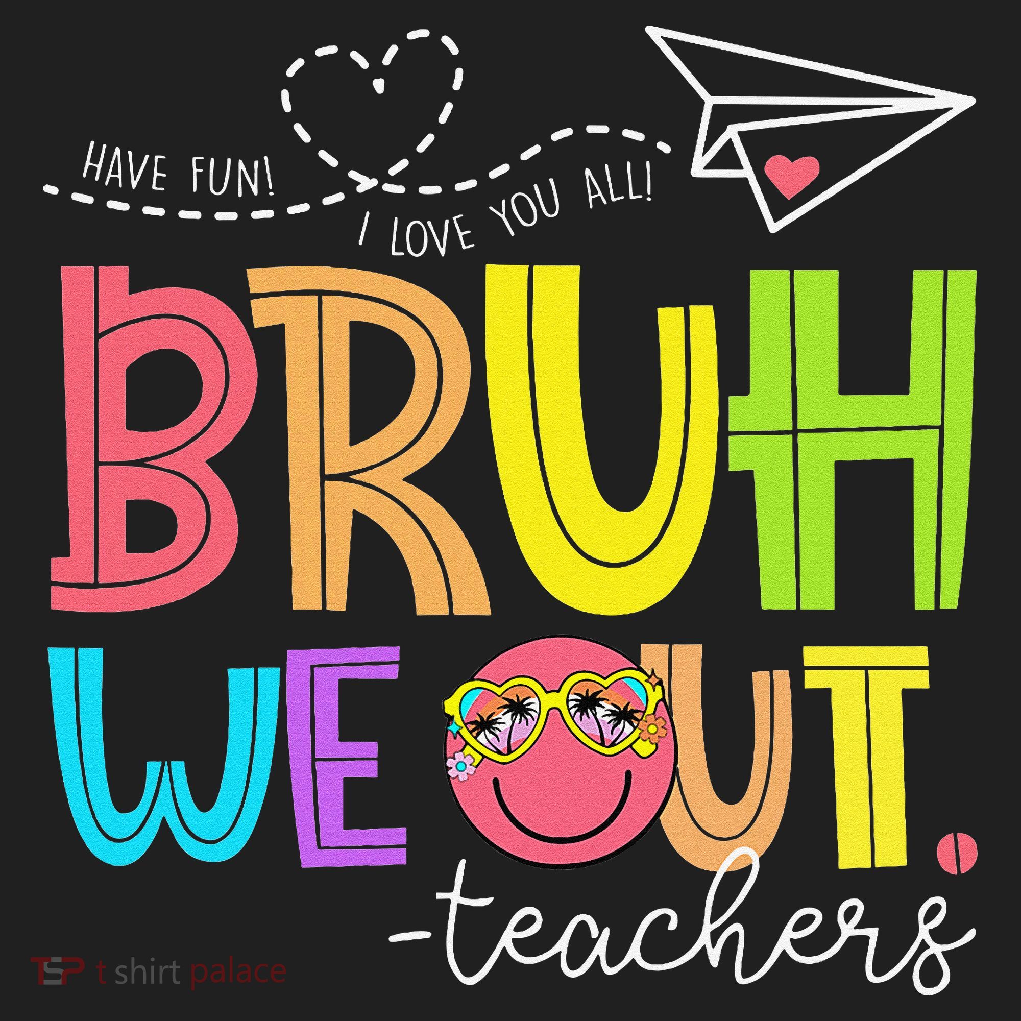 Cute Bruh We Out Teachers Last Day End Of School Year Golf Towel