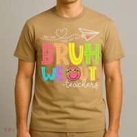 Cute Bruh We Out Teachers Last Day End Of School Year T-Shirt thumb 3