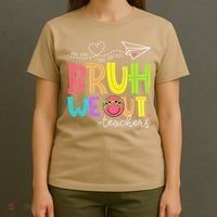 Cute Bruh We Out Teachers Last Day End Of School Year T-Shirt thumb 4