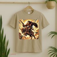 Cowboy Bigfoot Western Vintage Rodeo Graphic Poster T-Shirt thumb 2