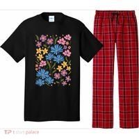 Cute Boho Wildflower Floral Pattern Pajama Set thumb 0