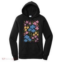 Cute Boho Wildflower Floral Pattern Women's Hoodie thumb 0