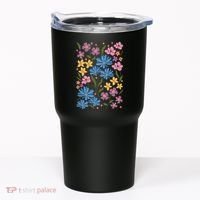 Cute Boho Wildflower Floral Pattern Tumbler thumb 0