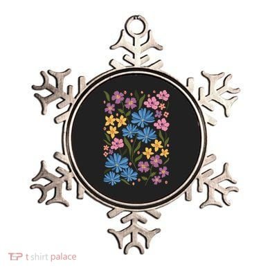 Cute Boho Wildflower Floral Pattern Ornament