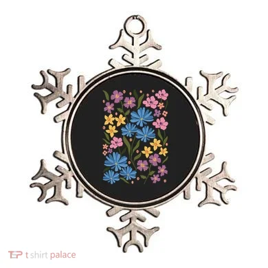 Cute Boho Wildflower Floral Pattern Ornament