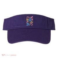 Cute Boho Wildflower Floral Pattern Visor thumb 0