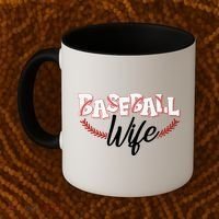 Cute Baseball Wife Coffee Mug thumb 2