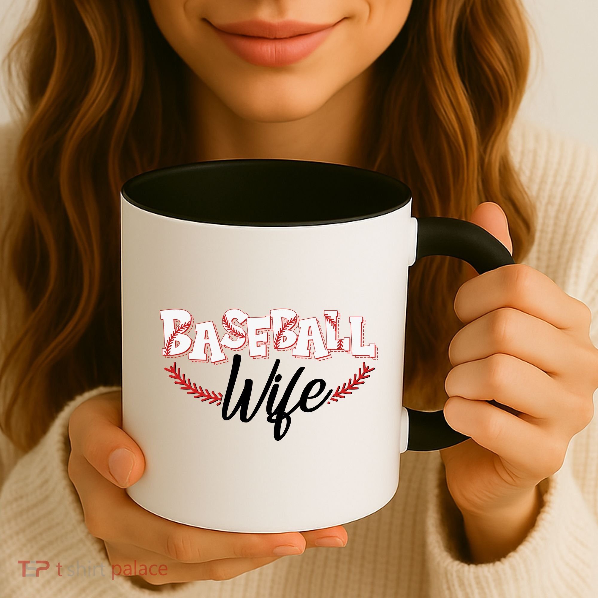 Cute Baseball Wife Coffee Mug