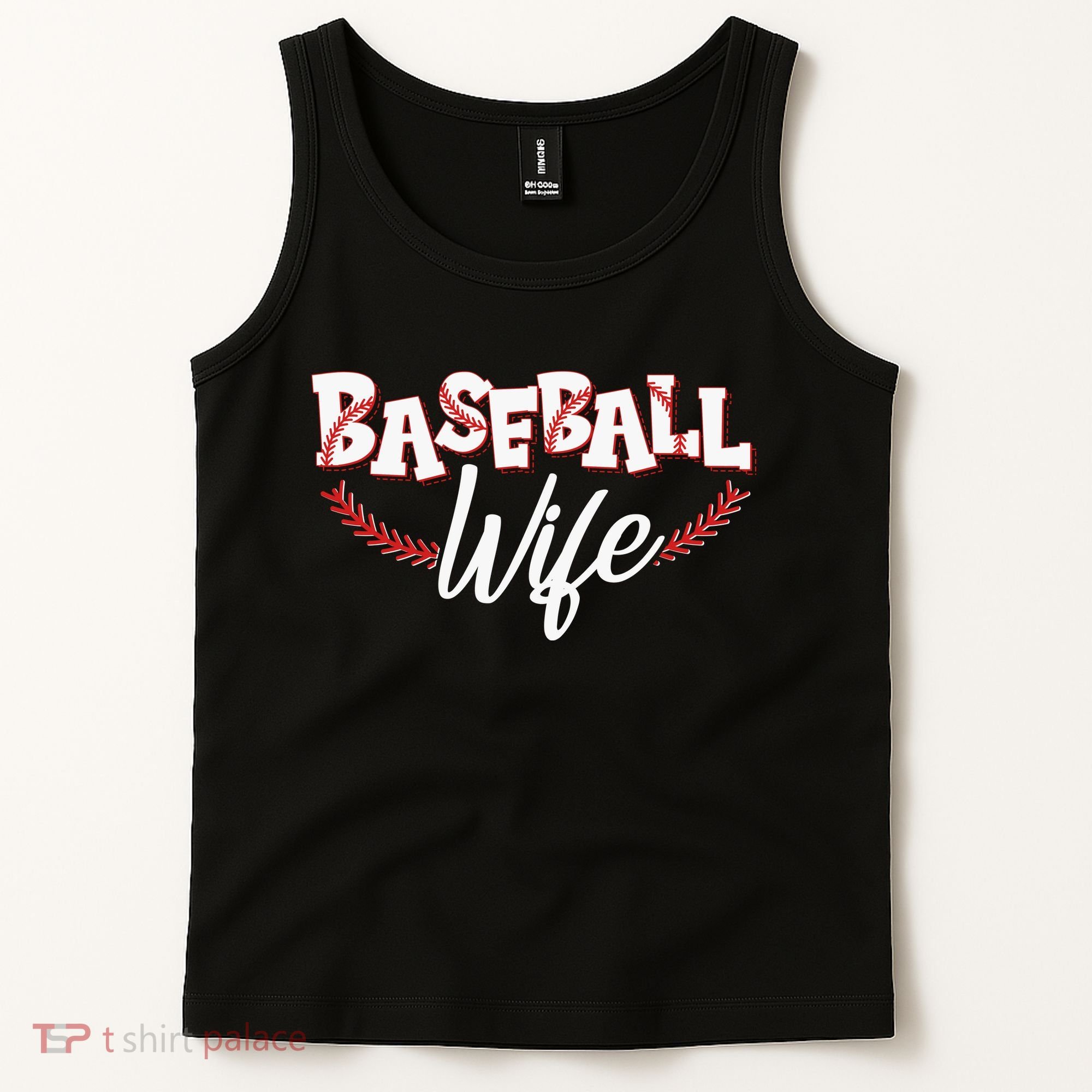Cute Baseball Wife Tank Top