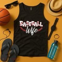 Cute Baseball Wife Tank Top thumb 4