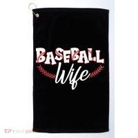 Cute Baseball Wife Golf Towel thumb 0