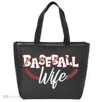 Cute Baseball Wife Tote Bag thumb 0