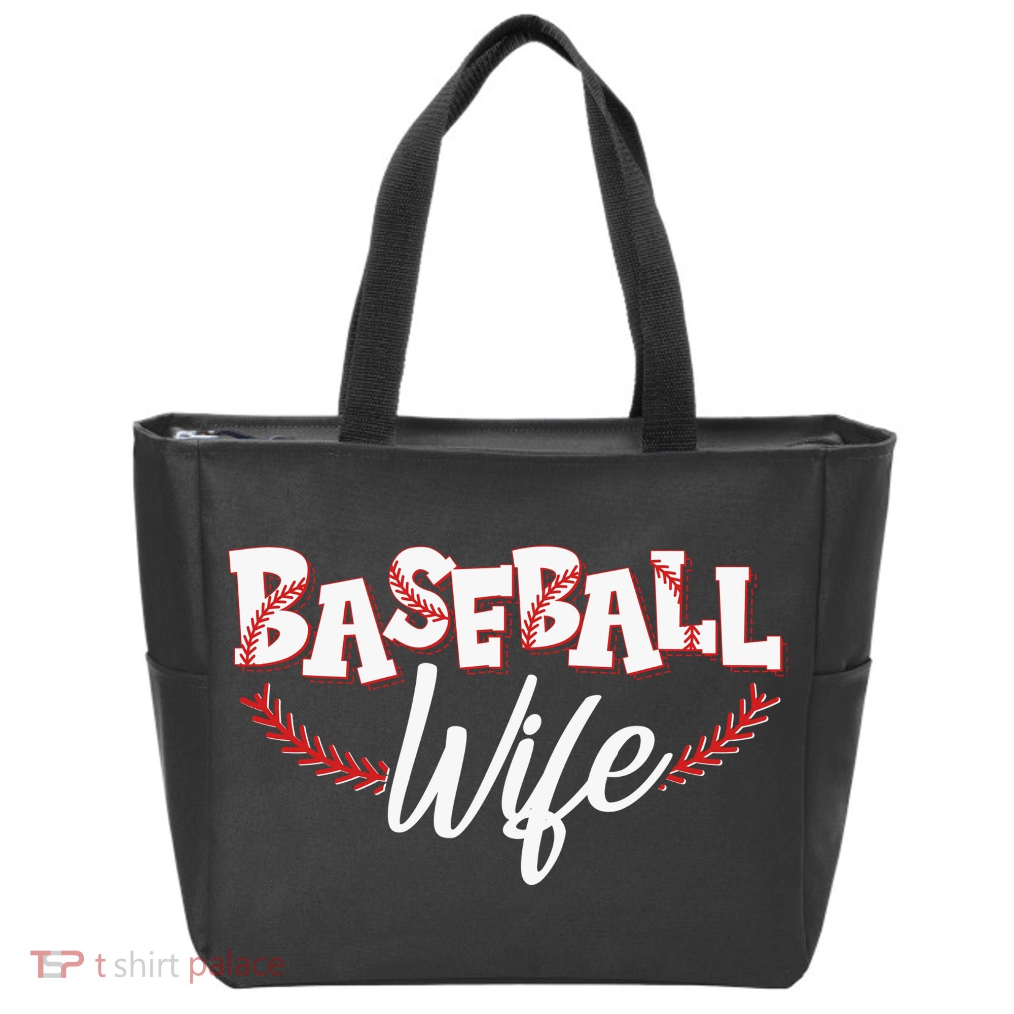 Cute Baseball Wife Tote Bag