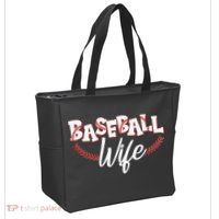 Cute Baseball Wife Tote Bag thumb 2