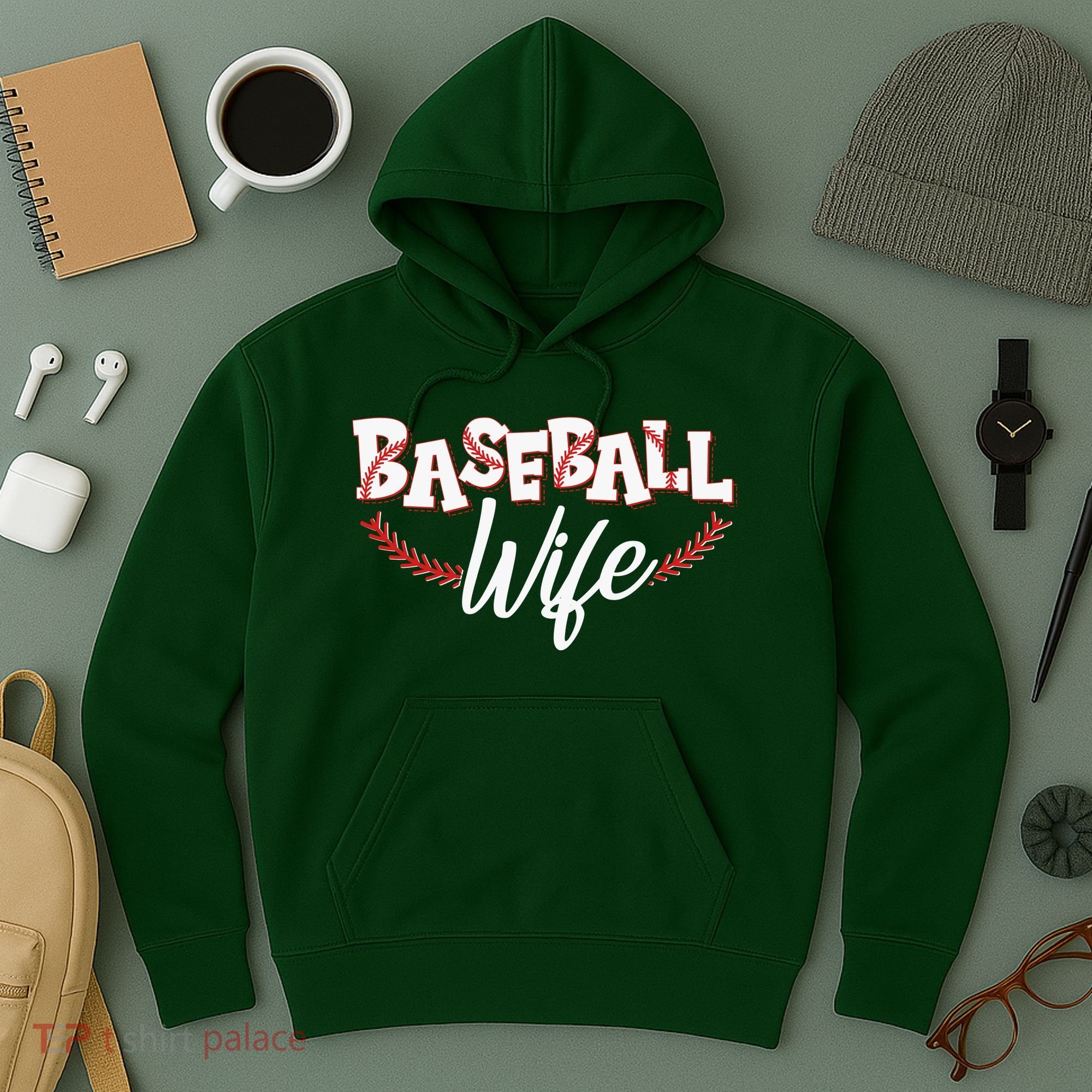 Cute Baseball Wife Hoodie