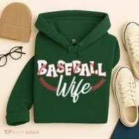 Cute Baseball Wife Hoodie thumb 4