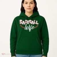 Cute Baseball Wife Hoodie thumb 5