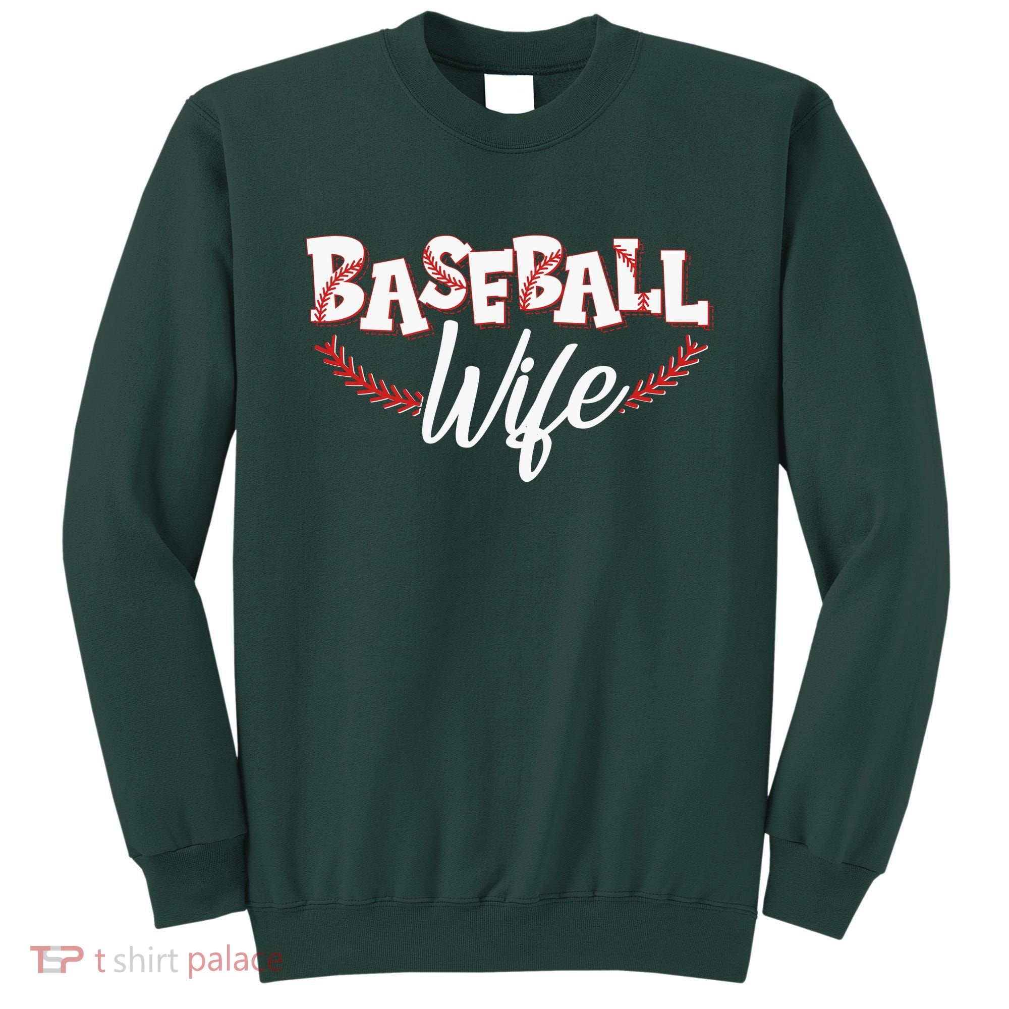 Cute Baseball Wife Sweatshirt