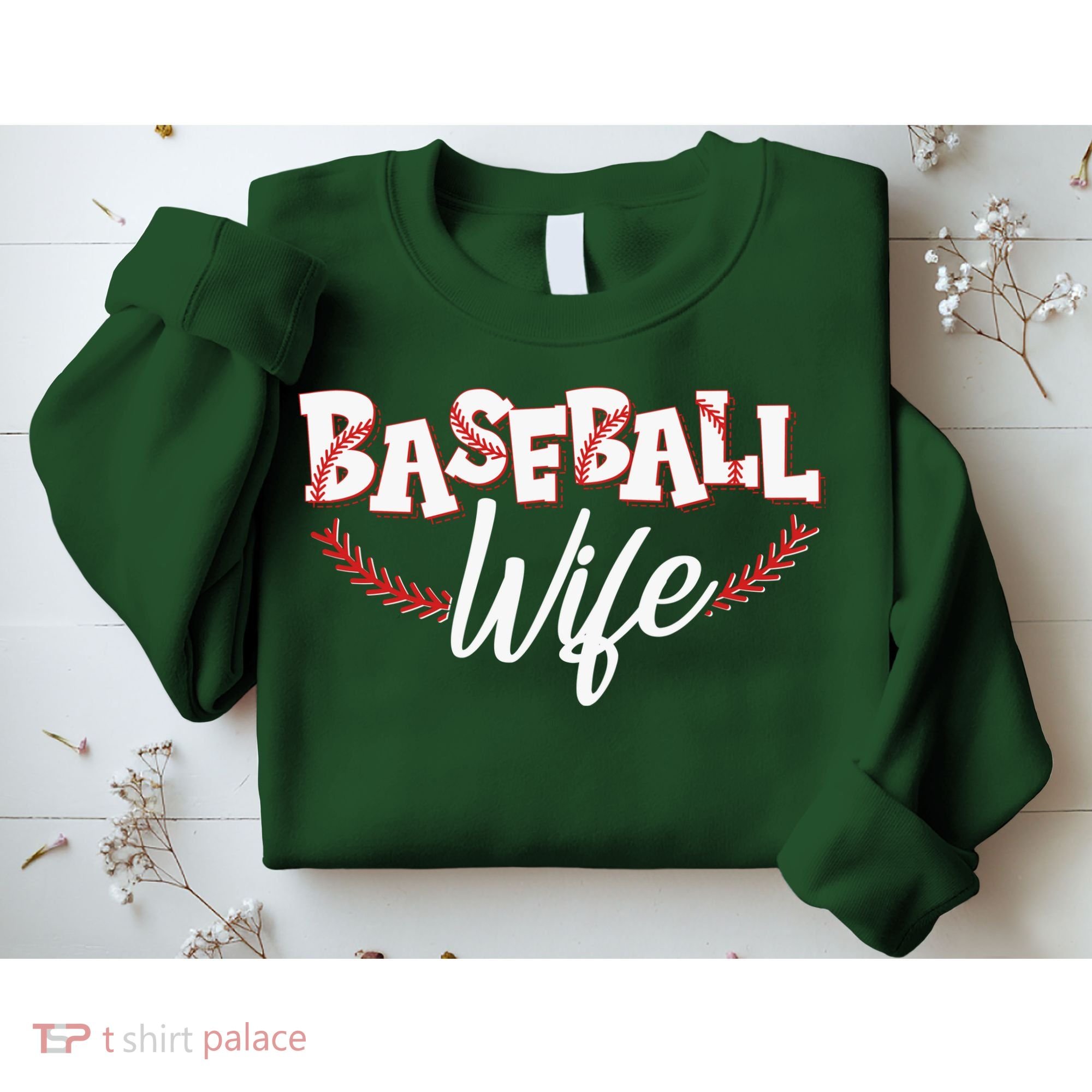 Cute Baseball Wife Sweatshirt