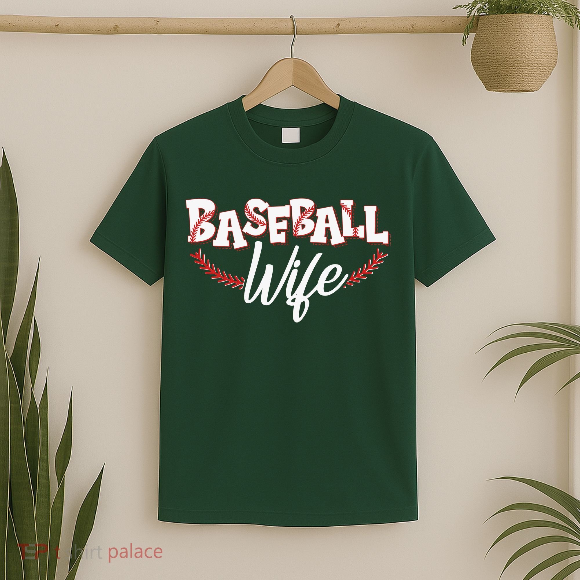 Cute Baseball Wife T-Shirt