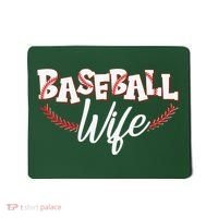 Cute Baseball Wife Mousepad thumb 0