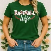 Cute Baseball Wife Women's T-Shirt thumb 2