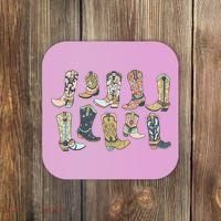 Cowgirl Boots Western Coaster thumb 0