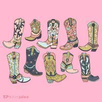 Cowgirl Boots Western Coaster thumb 2