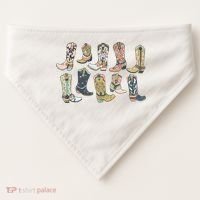 Cowgirl Boots Western USA-Made Doggie Bandana thumb 0
