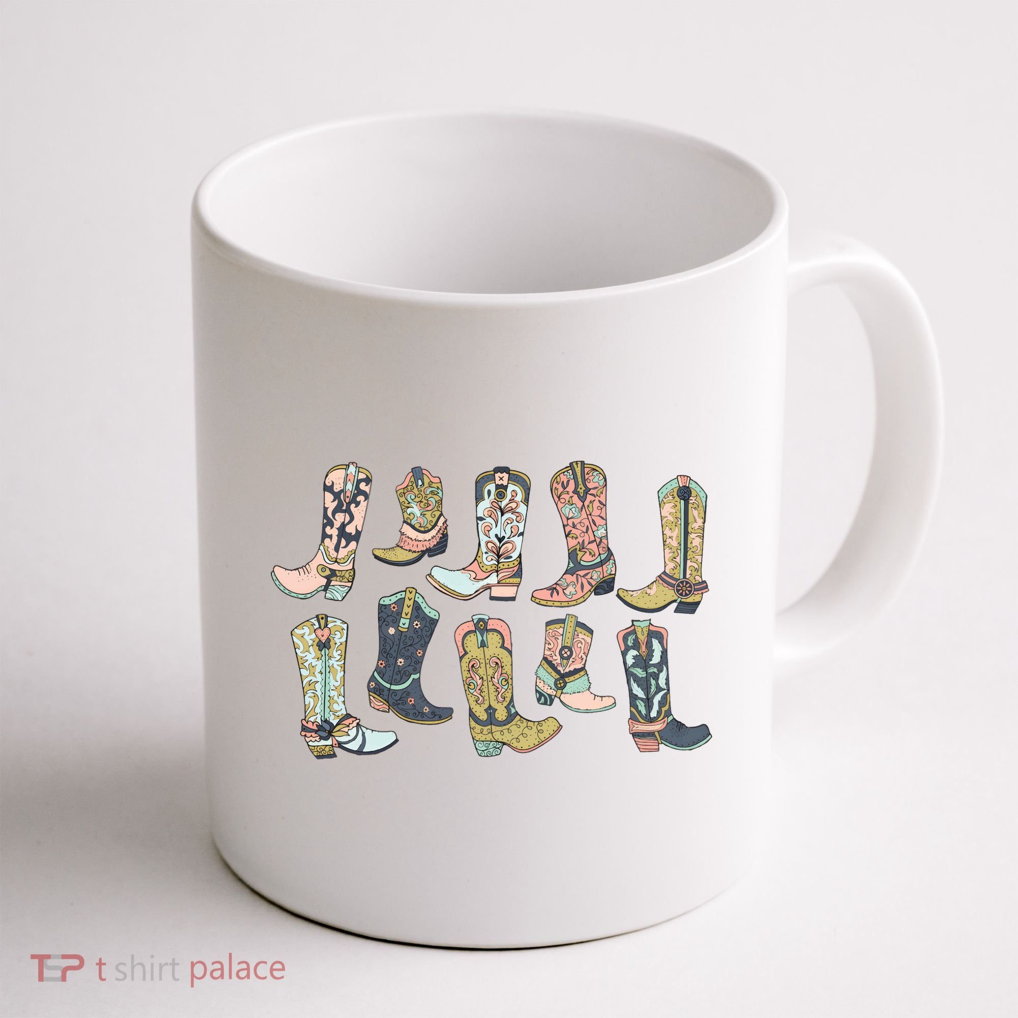 Cowgirl Boots Western Coffee Mug