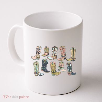 Cowgirl Boots Western Coffee Mug