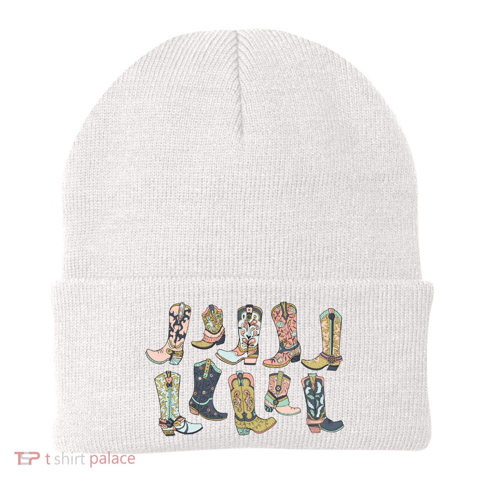 Cowgirl Boots Western Beanie