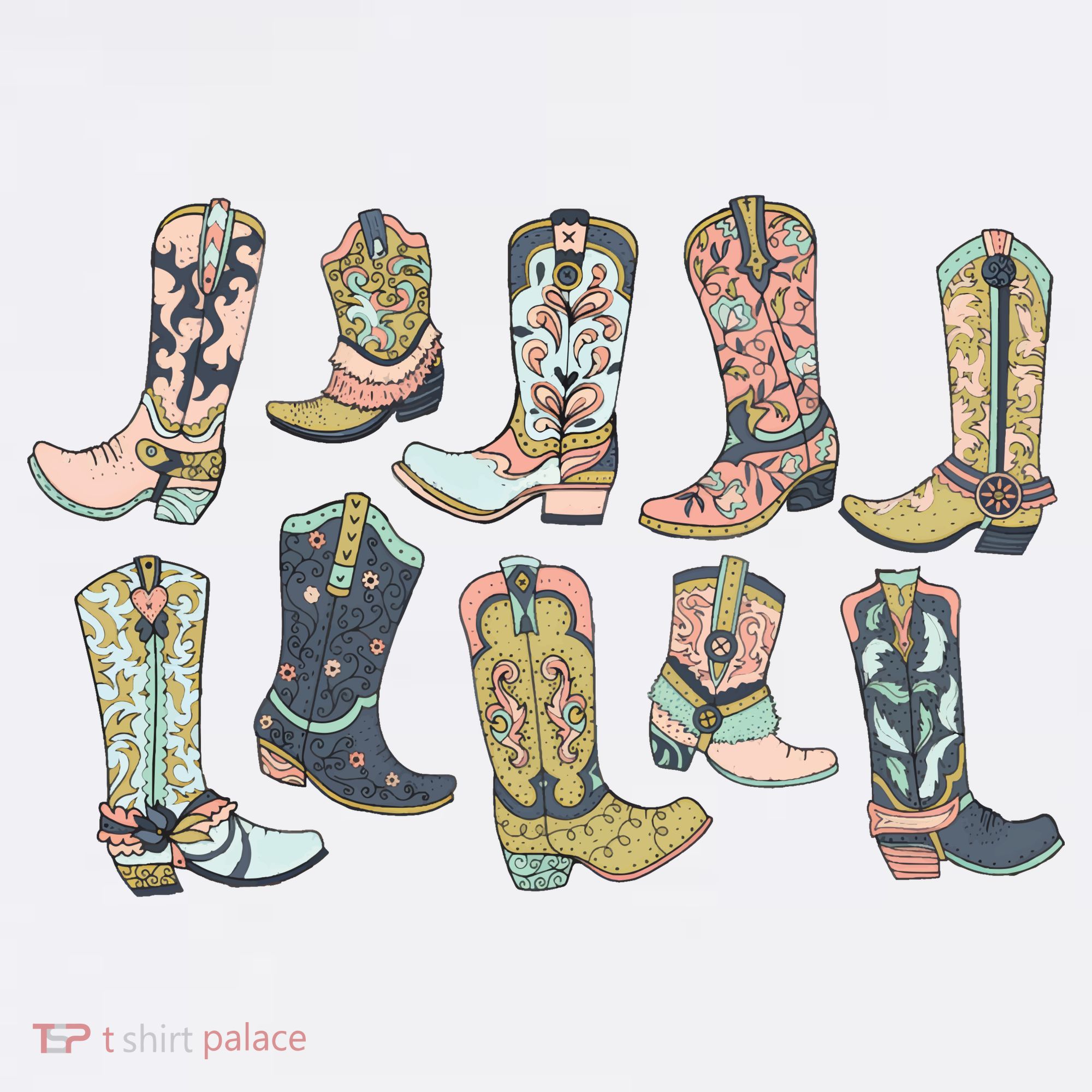 Cowgirl Boots Western Beanie