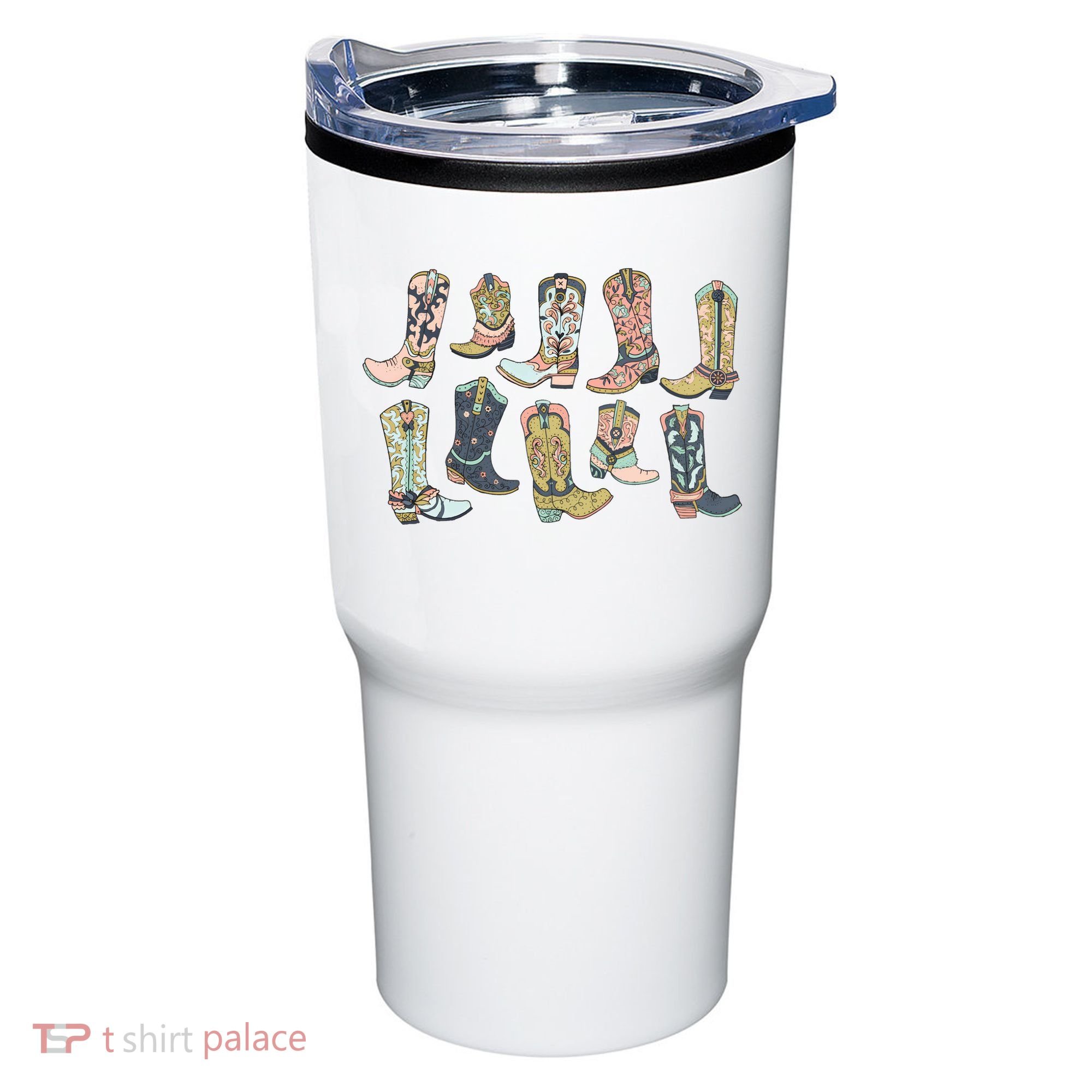 Cowgirl Boots Western Tumbler