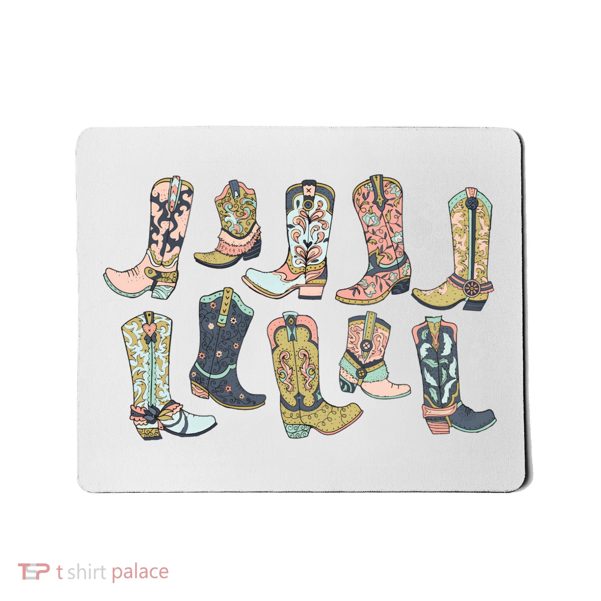 Cowgirl Boots Western Mousepad