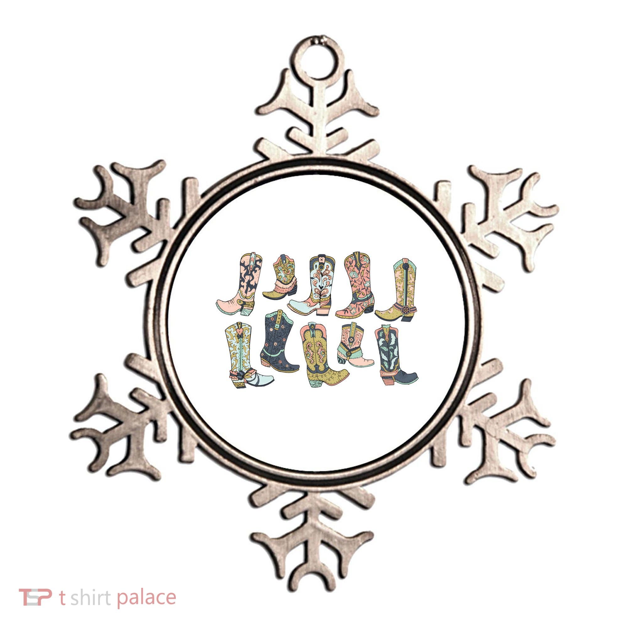 Cowgirl Boots Western Ornament