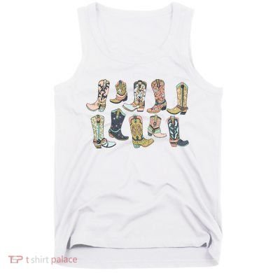 Cowgirl Boots Western Tank Top