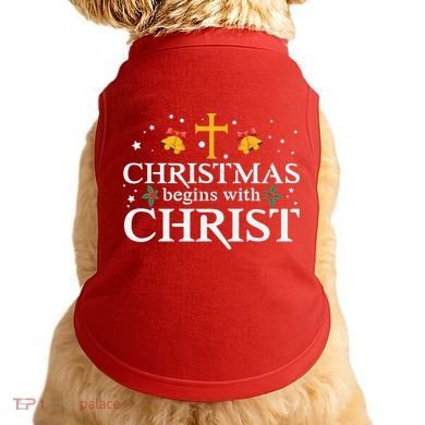 Christmas Begins With Christ Doggie Tank
