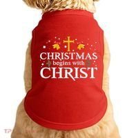 Christmas Begins With Christ Doggie Tank thumb 0