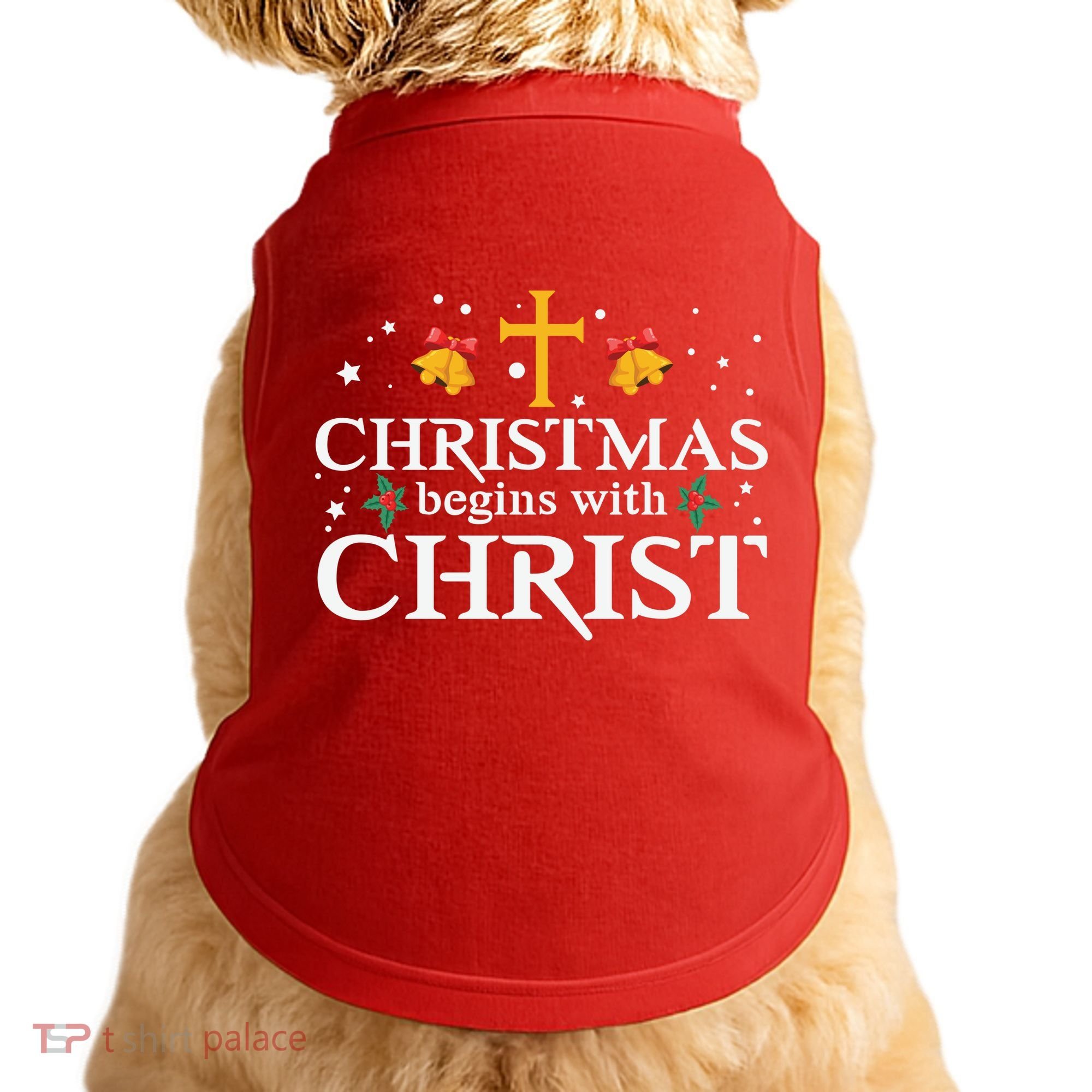 Christmas Begins With Christ Doggie Tank