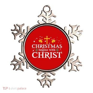 Christmas Begins With Christ Ornament
