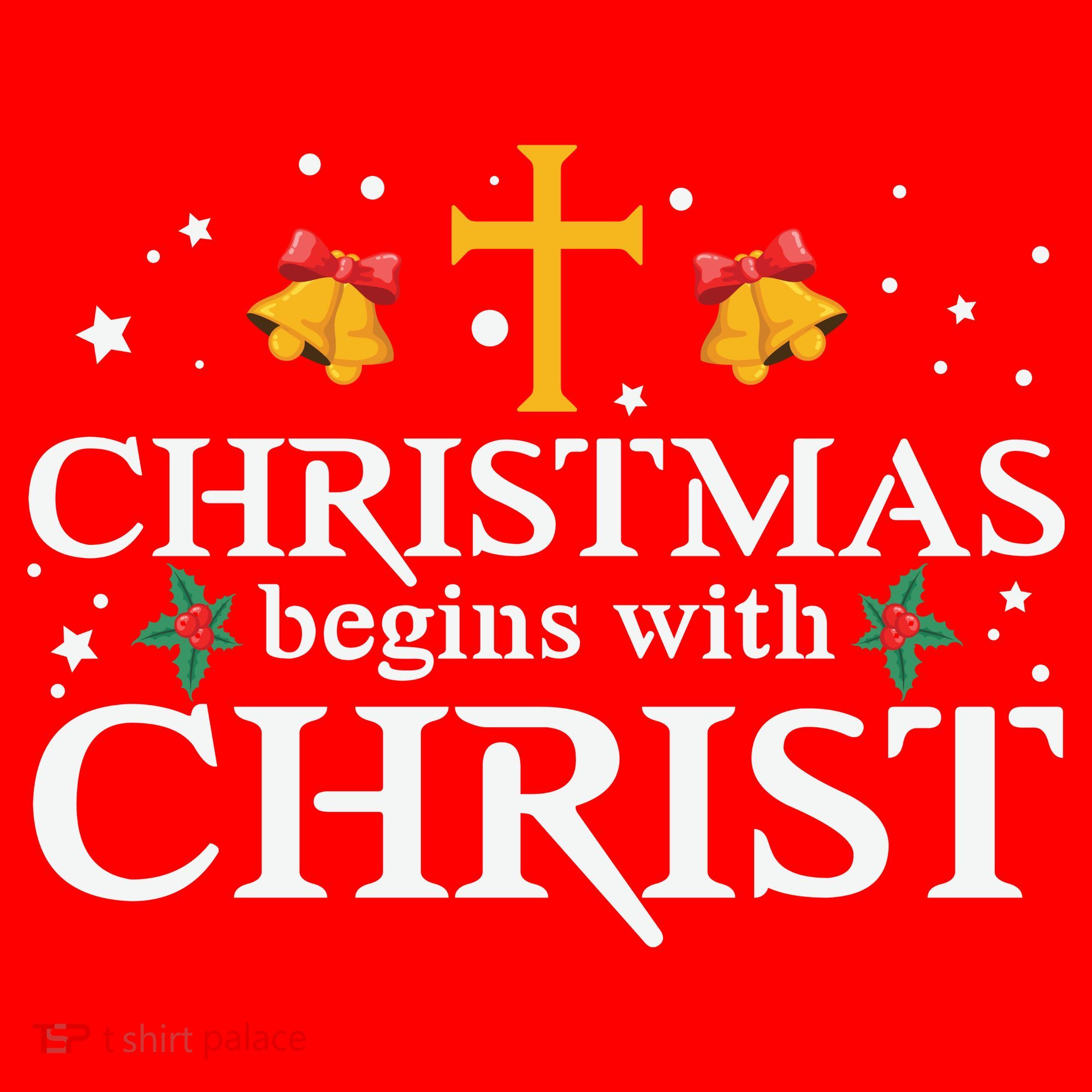 Christmas Begins With Christ Women's Tank Top