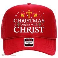 Christmas Begins With Christ Hat thumb 0
