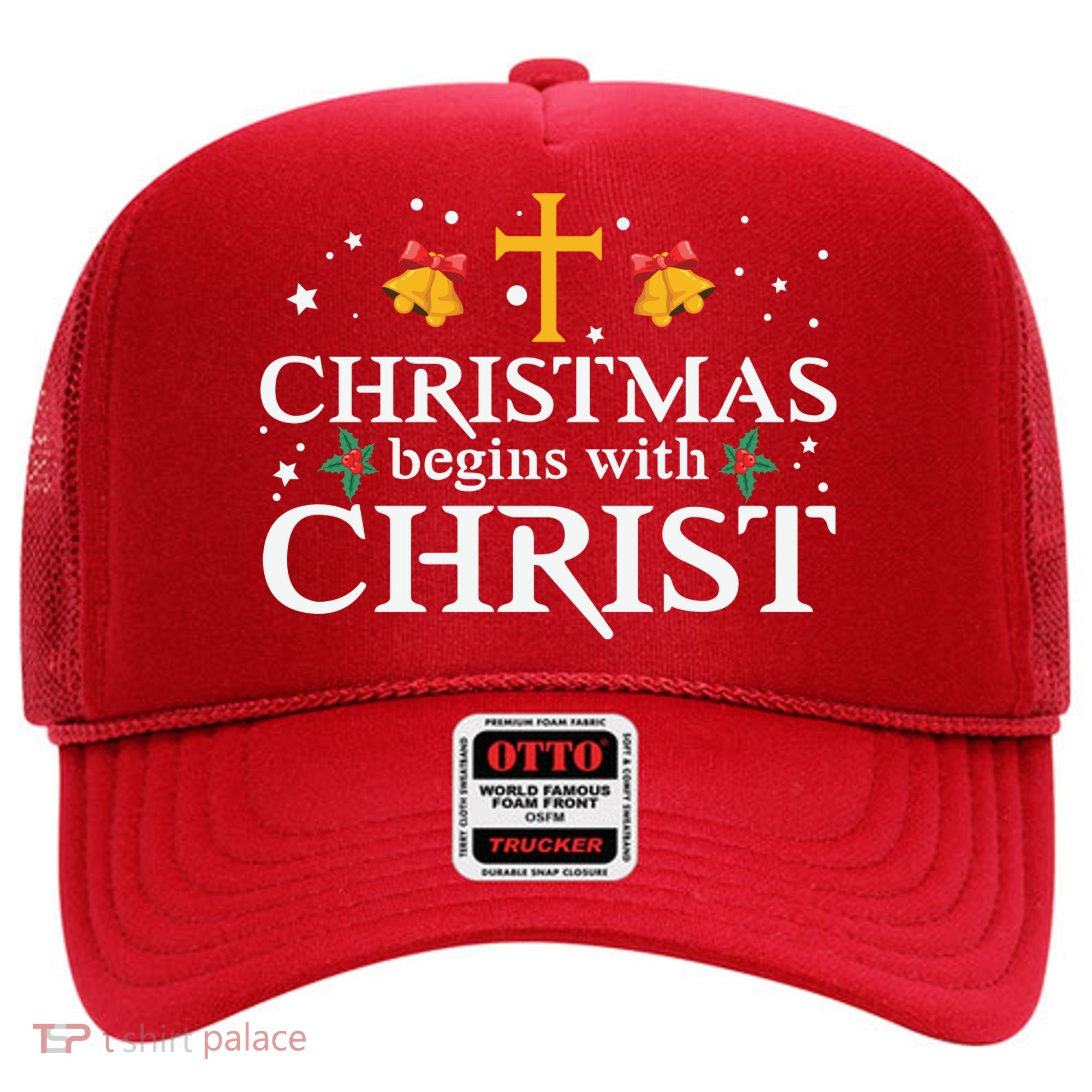 Christmas Begins With Christ Hat