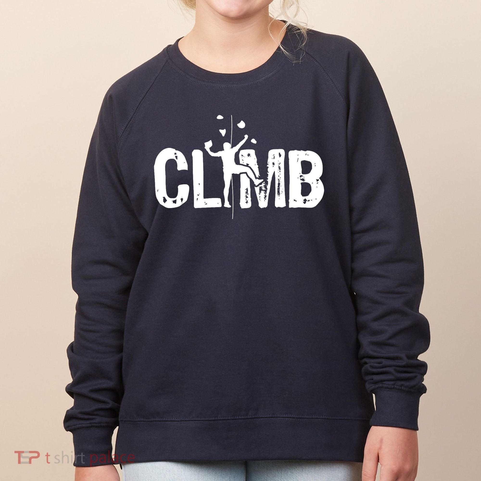 Climb Bouldering Wall Climber Rock Climbing Mountaineer Women's Sweatshirt