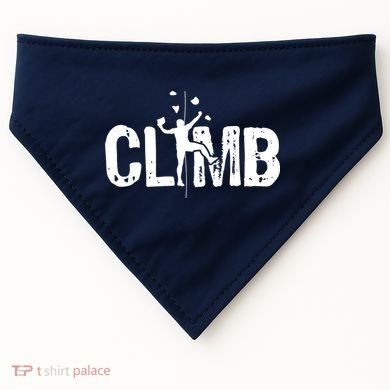 Climb Bouldering Wall Climber Rock Climbing Mountaineer USA-Made Doggie Bandana